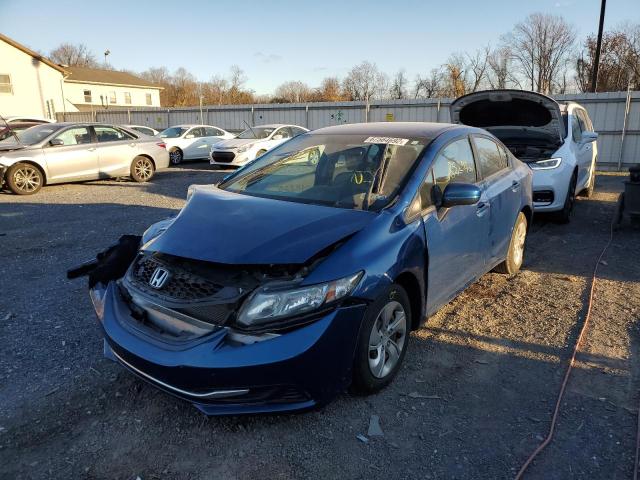 Photo 2 from auction – 2015 HONDA CIVIC LX with VIN 2HGFB2F5XFH554879