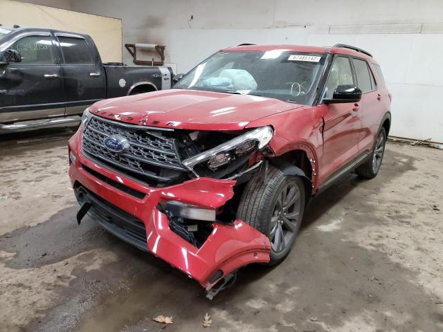 FORD EXPLORER X 2022 with VIN 1FMSK8DH7NGB09082 - Photo from auction