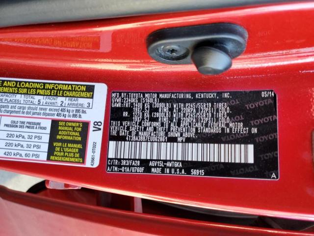 Photo 10 from auction – 2014 TOYOTA VENZA LE with VIN 4T3BA3BB7EU062861