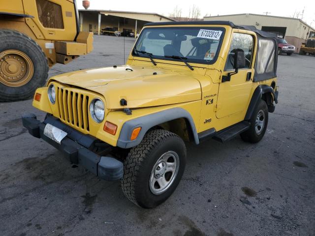JEEP WRANGLER / 2002 with VIN 1J4FA39S72P708005 - Photo from auction