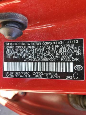 Photo 10 from auction – 2013 TOYOTA PRIUS with VIN JTDKN3DU5D5559397