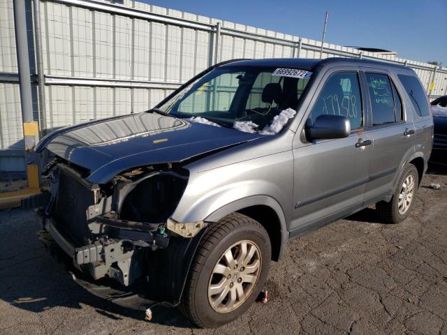 Photo 1 from auction – 2006 HONDA CR-V EX with VIN JHLRD78826C050343