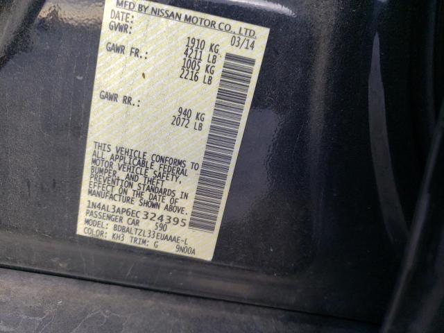 Photo 10 from auction – 2014 NISSAN ALTIMA 2.5 with VIN 1N4AL3AP6EC324395