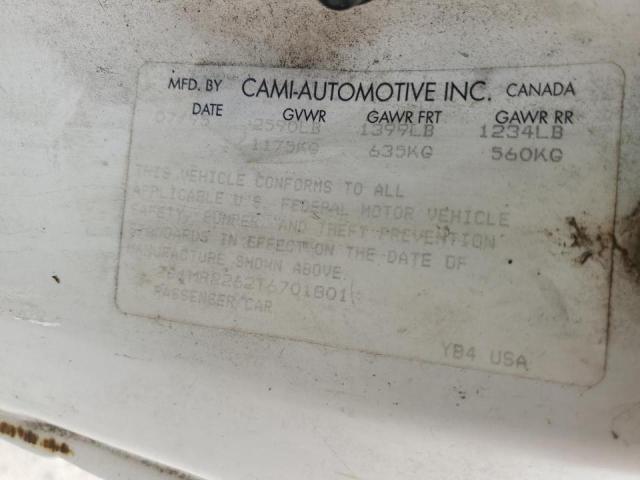 Photo 10 from auction – 1996 GEO METRO BASE with VIN 2C1MR2262T6701801