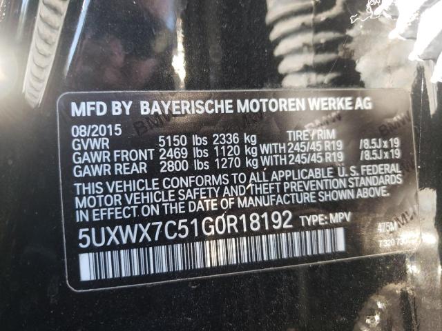 Photo 14 from auction – 2016 BMW X3 XDRIVE3 with VIN 5UXWX7C51G0R18192