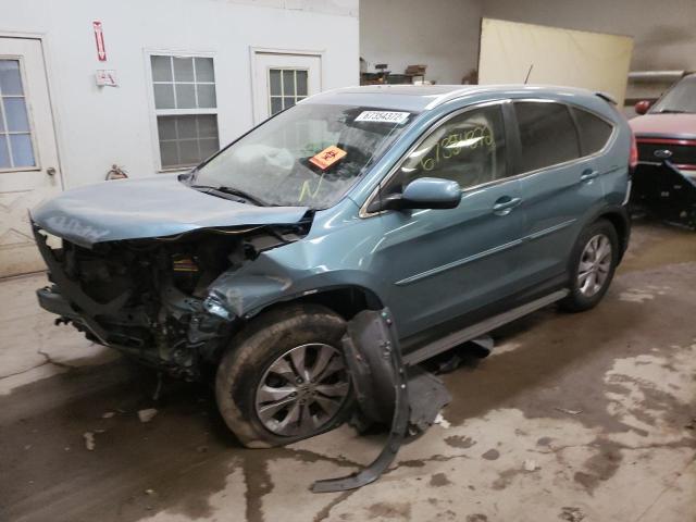 HONDA CR-V EXL 2014 with VIN 2HKRM4H7XEH668399 - Photo from auction