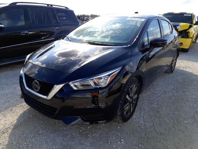 NISSAN VERSA SV 2021 with VIN 3N1CN8EV9ML877860 - Photo from auction