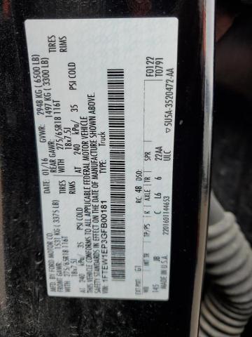 Photo 10 from auction – 2016 FORD F150 SUPER with VIN 1FTEW1EP3GFB00181