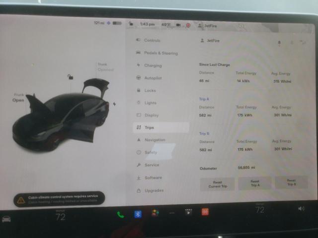 Photo 9 from auction – 2020 TESLA MODEL 3 with VIN 5YJ3E1EB9LF744359