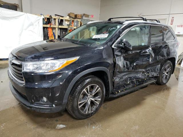 TOYOTA HIGHLANDER 2016 with VIN 5TDJKRFH9GS337421 - Photo from auction