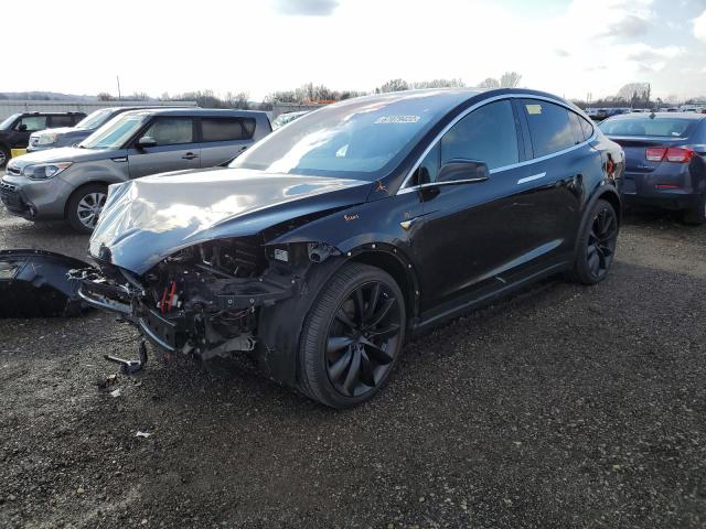 TESLA MODEL X 2018 with VIN 5YJXCDE28JF099953 - Photo from auction