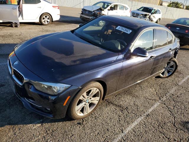 BMW 328 2016 with VIN WBA8E9G51GNU30351 - Photo from auction