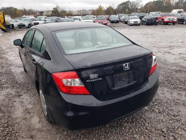 Photo 2 from auction – 2012 HONDA CIVIC LX with VIN 19XFB2E52CE057526