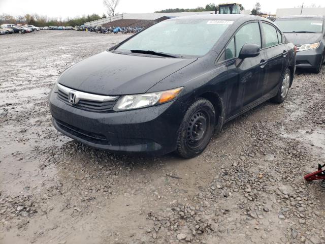 HONDA CIVIC LX 2012 مع رقم تعريف المركبة 19XFB2E52CE057526 - صورة من المزاد