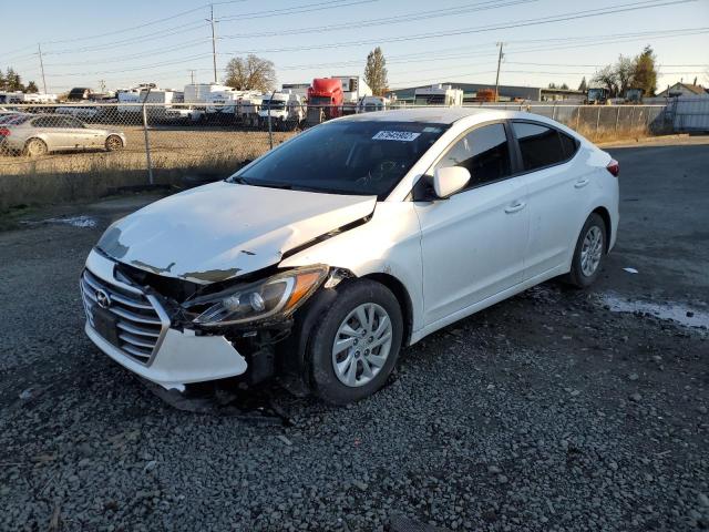 HYUNDAI ELANTRA SE 2017 with VIN 5NPD74LF6HH152948 - Photo from auction