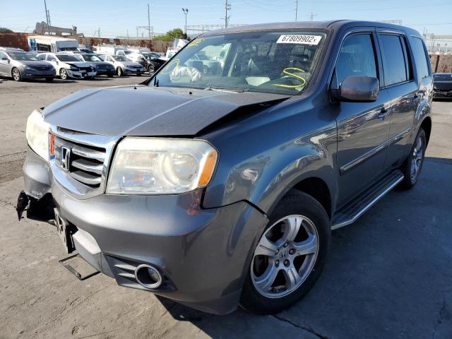 HONDA PILOT EXL 2013 with VIN 5FNYF3H56DB005164 - Photo from auction