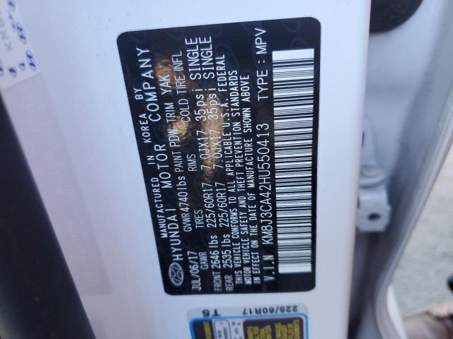 Photo 14 from auction – 2017 HYUNDAI TUCSON LIM with VIN KM8J3CA42HU550413
