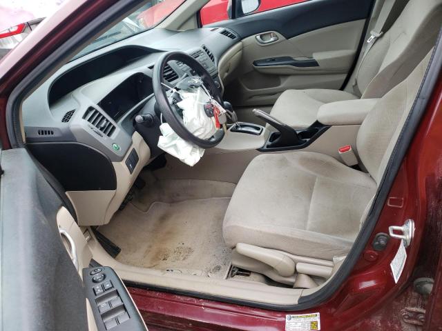 Photo 7 from auction – 2012 HONDA CIVIC LX with VIN 2HGFB2F57CH571876