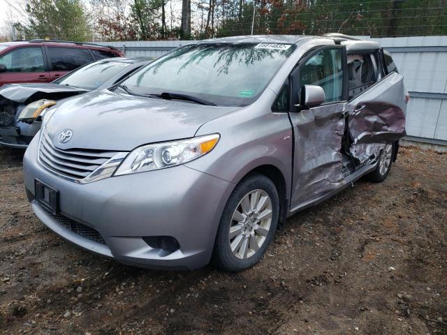 TOYOTA SIENNA LE 2017 with VIN 5TDJZ3DC4HS160102 - Photo from auction