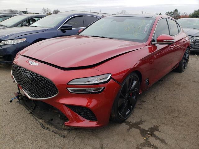 GENESIS G70 BASE 2022 with VIN KMTG54TE4NU101901 - Photo from auction