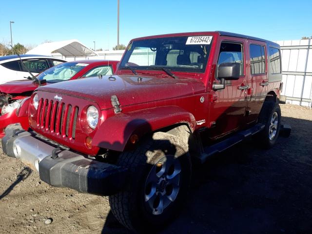 JEEP WRANGLER U 2013 with VIN 1C4BJWEG9DL507532 - Photo from auction