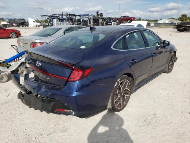 Photo 3 from auction – 2021 HYUNDAI SONATA N L with VIN 5NPEK4JC9MH131663