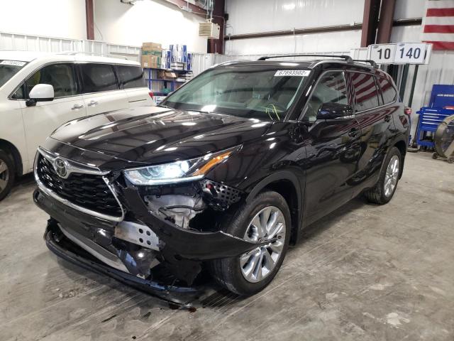 TOYOTA HIGHLANDER 2020 with VIN 5TDYZRAH6LS030624 - Photo from auction