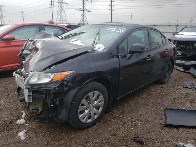 HONDA CIVIC LX 2012 with VIN 19XFB2F56CE066695 - Photo from auction
