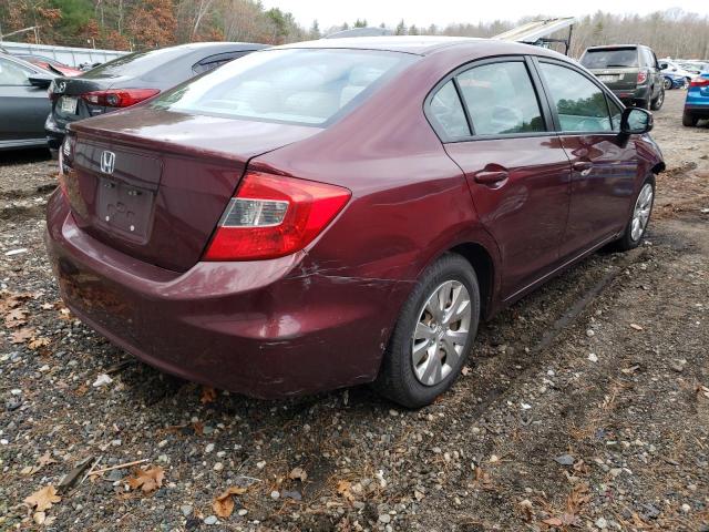 Photo 3 from auction – 2012 HONDA CIVIC LX with VIN 2HGFB2F57CH571876