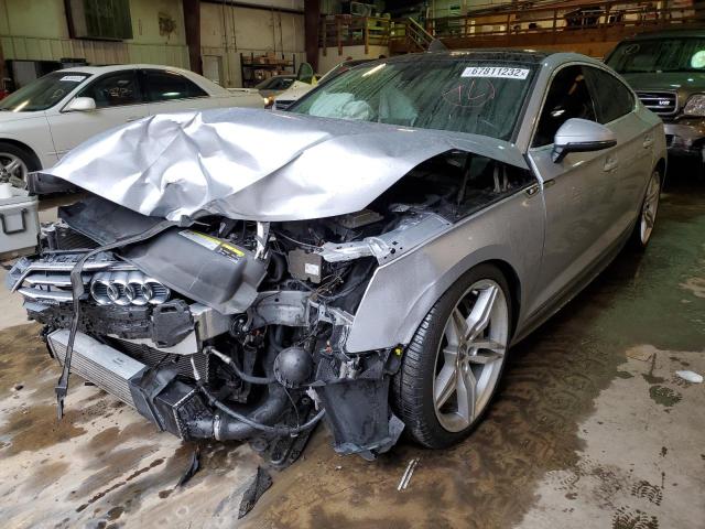 AUDI A5 PREMIUM 2018 with VIN WAUENCF50JA054905 - Photo from auction