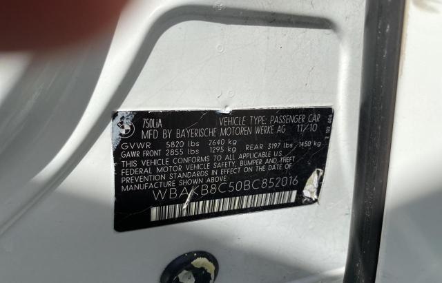 Photo 10 from auction – 2011 BMW ALPINA B7 with VIN WBAKB8C50BC852016