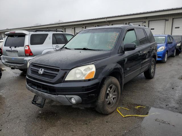 HONDA PILOT EX 2003 with VIN 2HKYF18453H583218 - Photo from auction