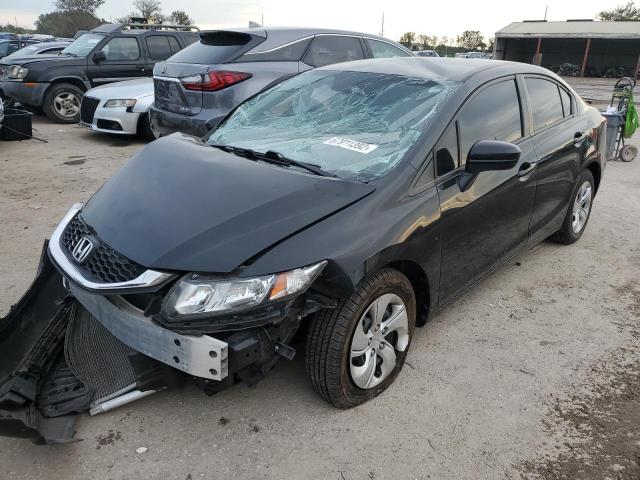 HONDA CIVIC LX 2015 with VIN 19XFB2F56FE288111 - Photo from auction