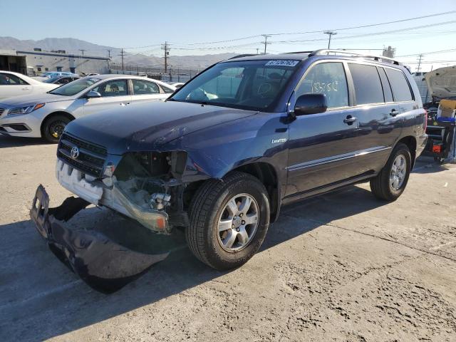 TOYOTA HIGHLANDER 2001 with VIN JTEGF21A010013294 - Photo from auction