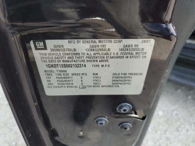 Photo 14 from auction – 2008 CHEVROLET TRAILBLAZE with VIN 1GNDT13S882132314