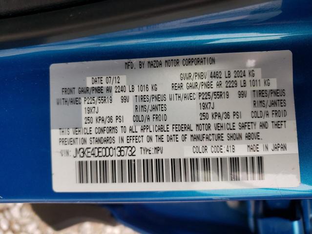 Photo 14 from auction – 2013 MAZDA CX-5 GT with VIN JM3KE4DE0D0136732