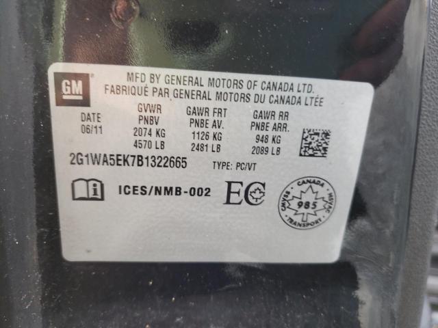 Photo 10 from auction – 2011 CHEVROLET IMPALA LS with VIN 2G1WA5EK7B1322665