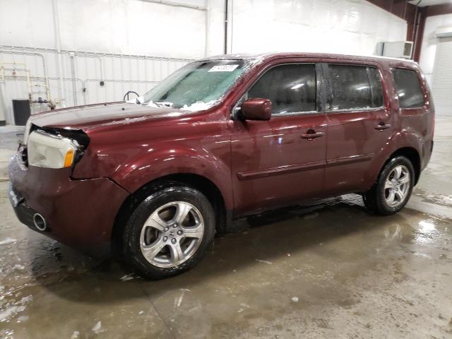 HONDA PILOT EXL 2012 with VIN 5FNYF4H50CB043588 - Photo from auction