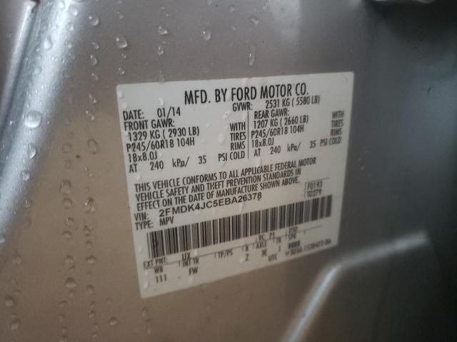 Photo 14 from auction – 2014 FORD EDGE SEL with VIN 2FMDK4JC5EBA26378