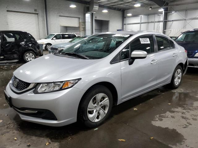 HONDA CIVIC LX 2014 with VIN 2HGFB2F56EH551072 - Photo from auction