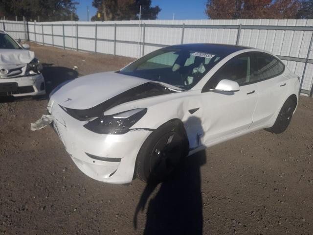 TESLA MODEL 3 2022 with VIN 5YJ3E1EB5NF138706 - Photo from auction