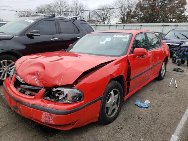 CHEVROLET IMPALA LS 2001 with VIN 2G1WH55K419105506 - Photo from auction