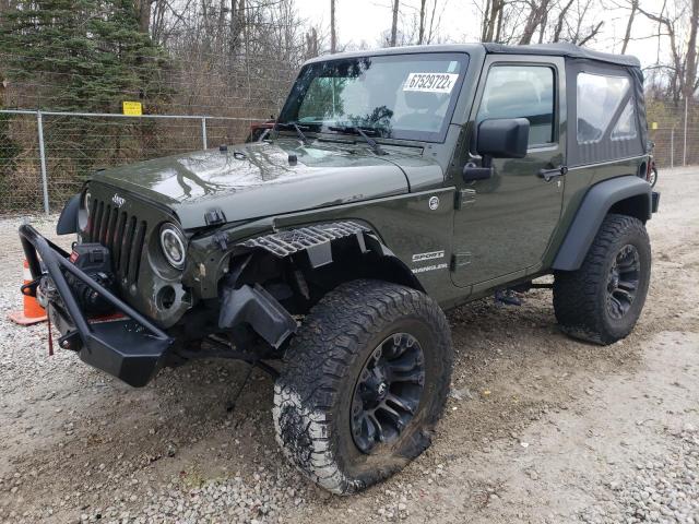 JEEP WRANGLER S 2015 with VIN 1C4AJWAG9FL668807 - Photo from auction