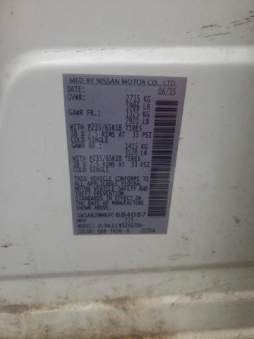 Photo 14 from auction – 2015 NISSAN PATHFINDER with VIN 5N1AR2MM6FC684087