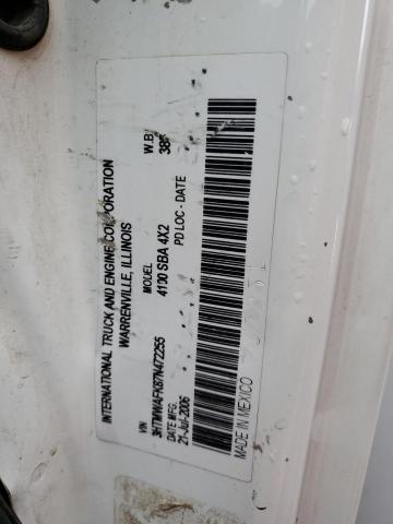 Photo 10 from auction – 2007 INTERNATIONAL 4000 4100 with VIN 3HTMWAFK87N472255