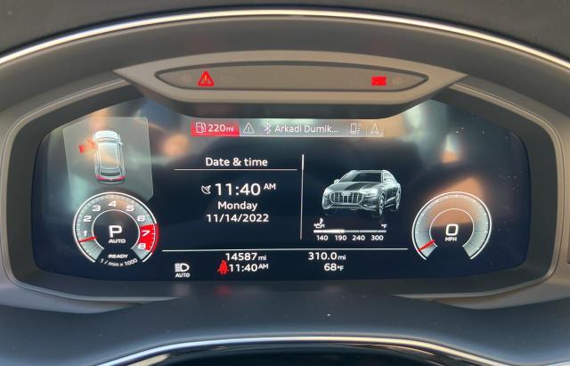 Photo 8 from auction – 2021 AUDI Q8 PREMIUM with VIN WA1EVAF10MD014986