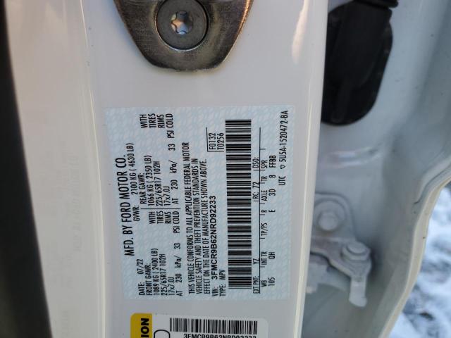 Photo 14 from auction – 2022 FORD BRONCO SPO with VIN 3FMCR9B62NRD92233