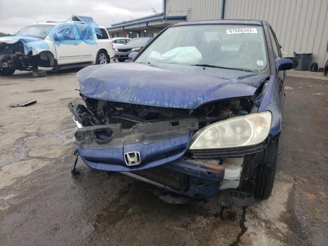 Photo 9 from auction – 2005 HONDA CIVIC EX with VIN 2HGES26735H608860