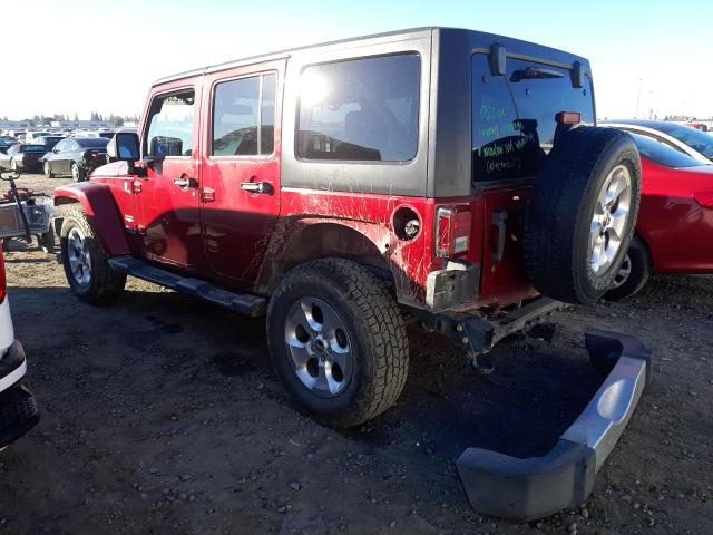Photo 2 from auction – 2013 JEEP WRANGLER U with VIN 1C4BJWEG9DL507532