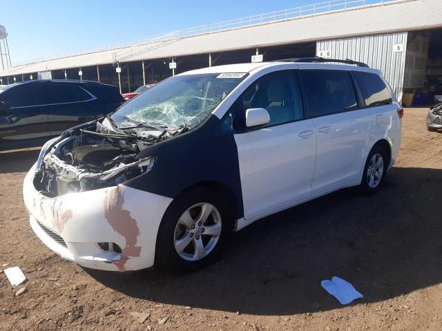TOYOTA SIENNA LE 2017 with VIN 5TDKZ3DC3HS893889 - Photo from auction